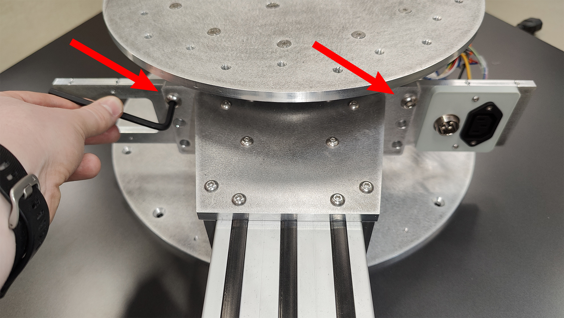 Sensor column beam attachment Sensor column beam attachment