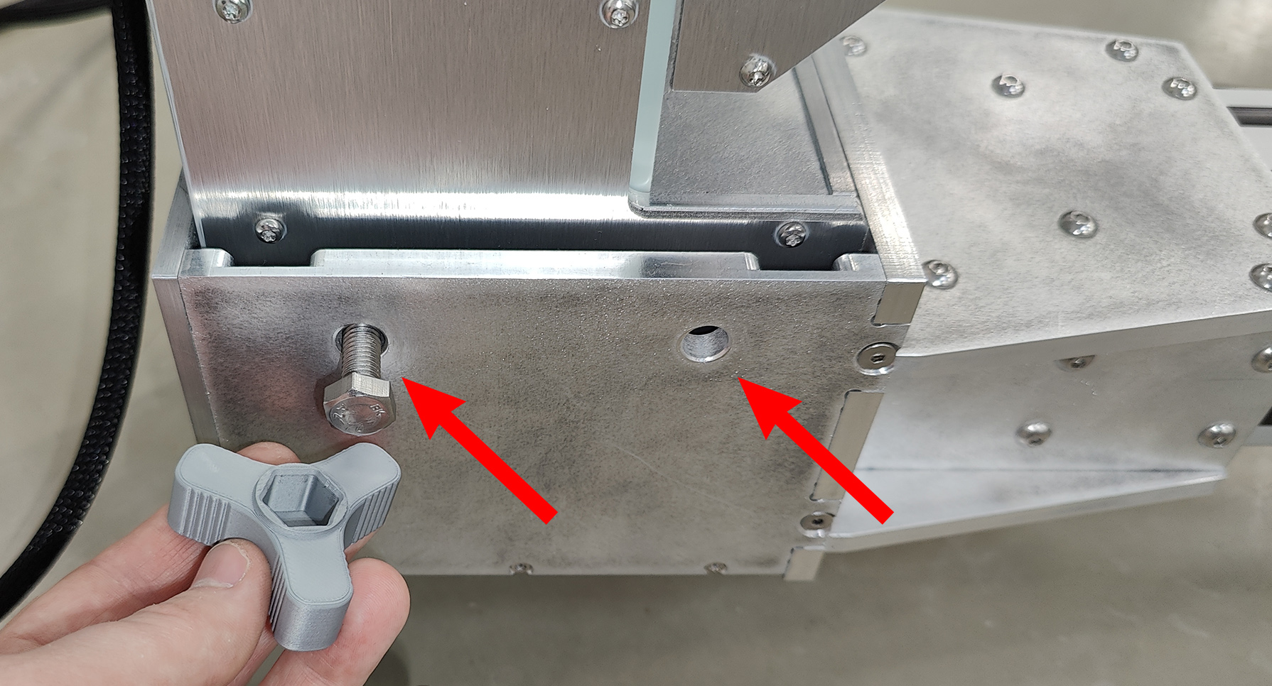 Sensor column installation Sensor column installation