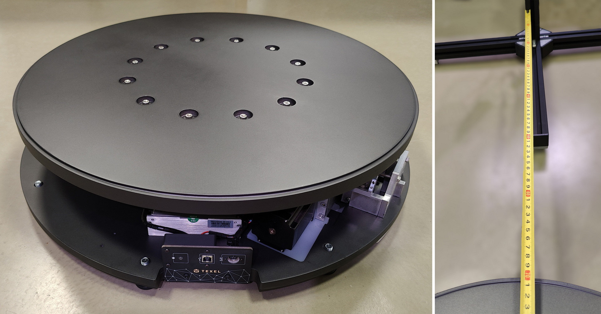 Установка поворотного стола